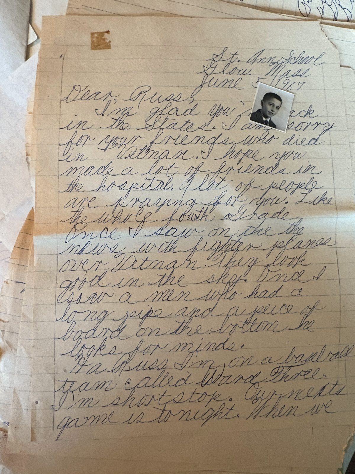 Photograph of letter L04, Page 1