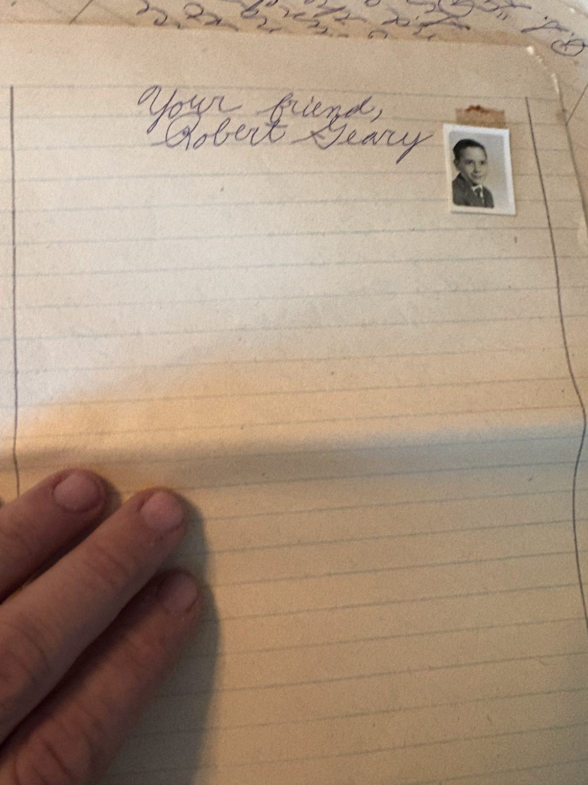 Photograph of letter L15, Page 2