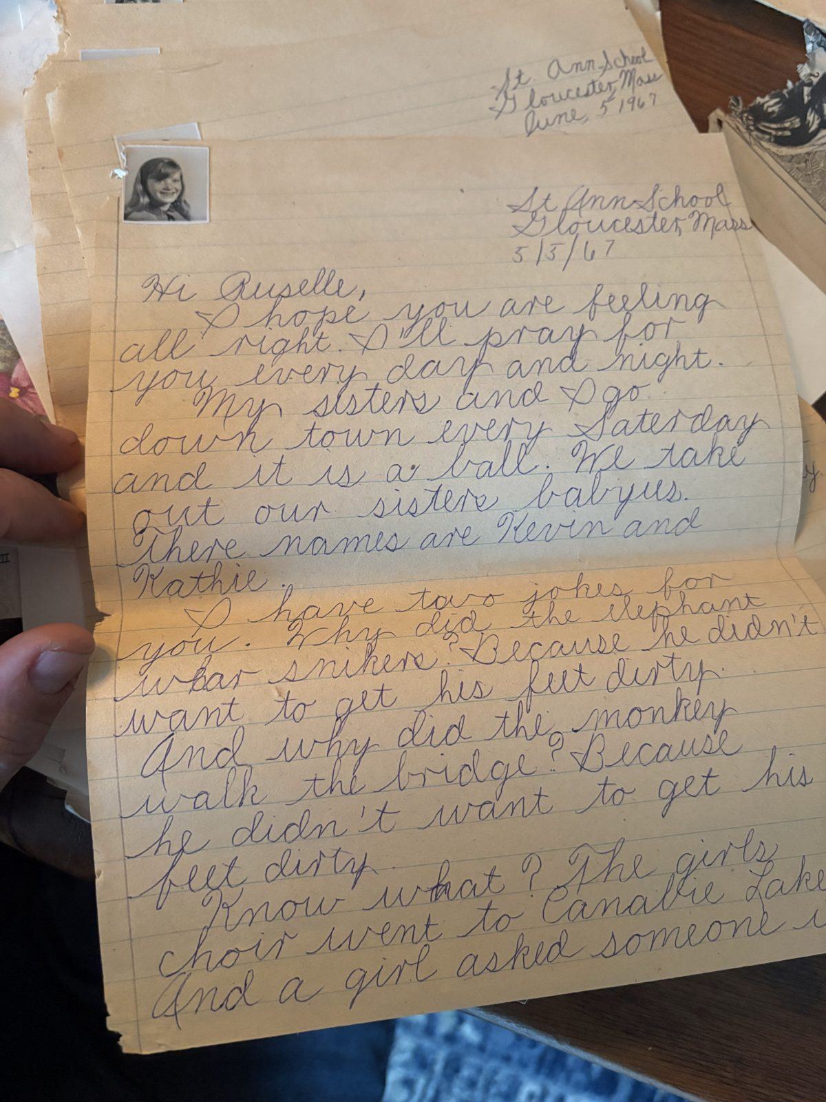 Photograph of letter L17, Page 1