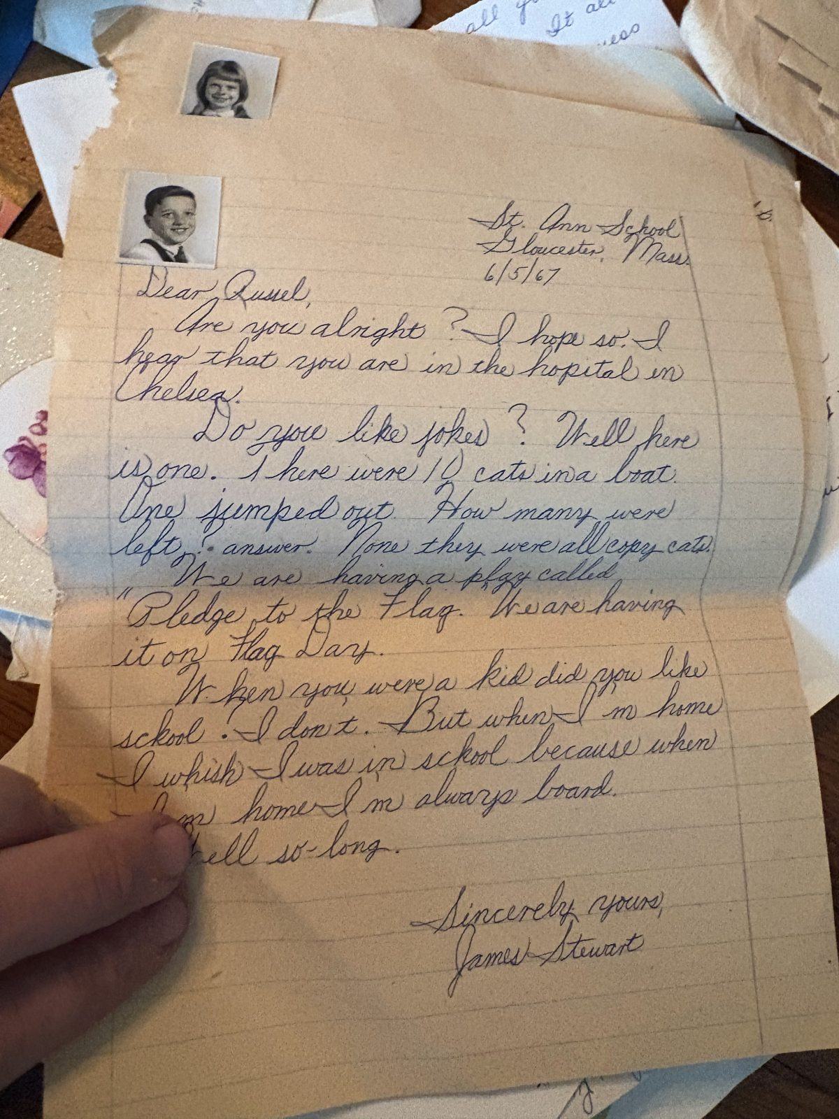 Photograph of letter L21, Page 1