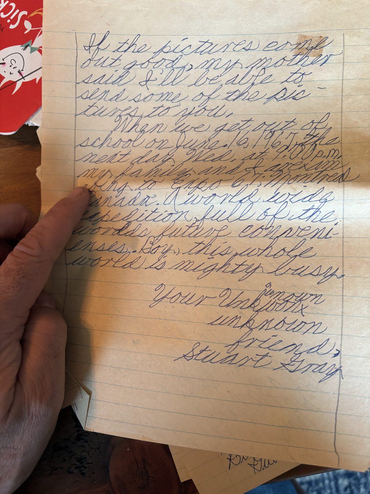 Photograph of letter L33, Page 2