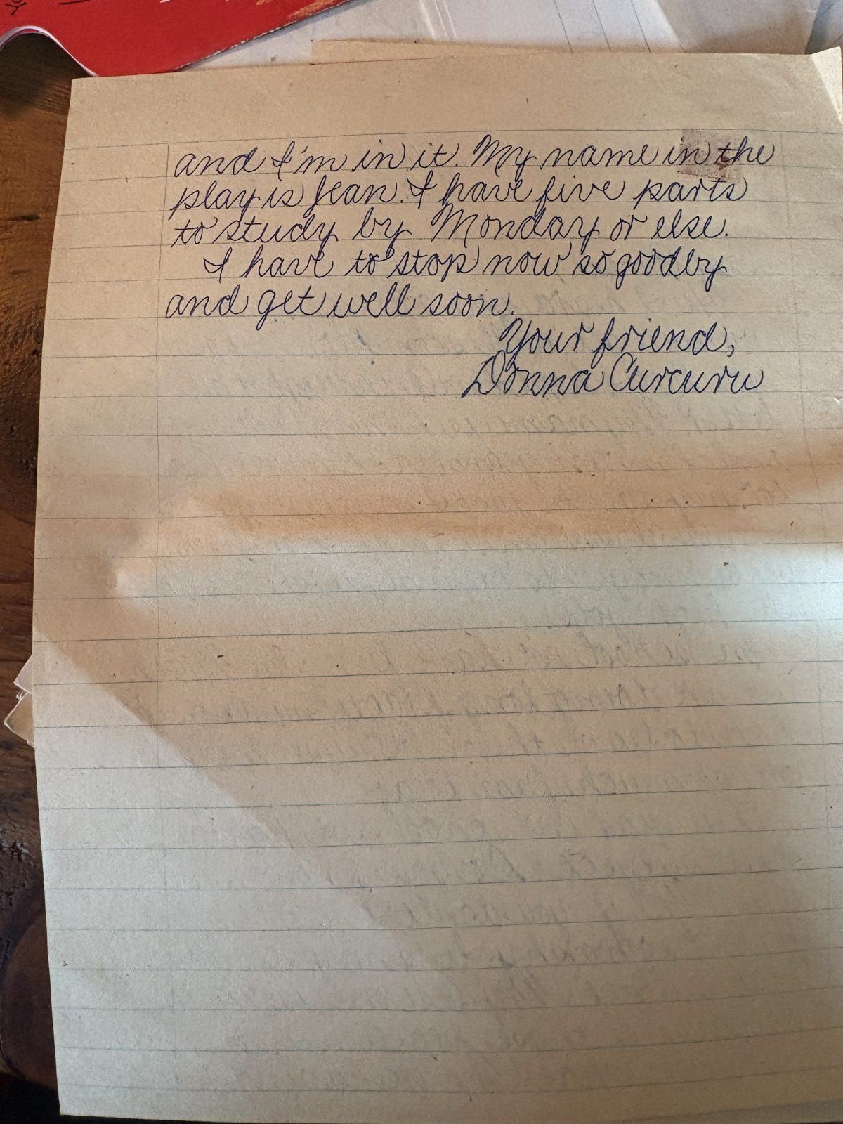 Photograph of letter L34, Page 2