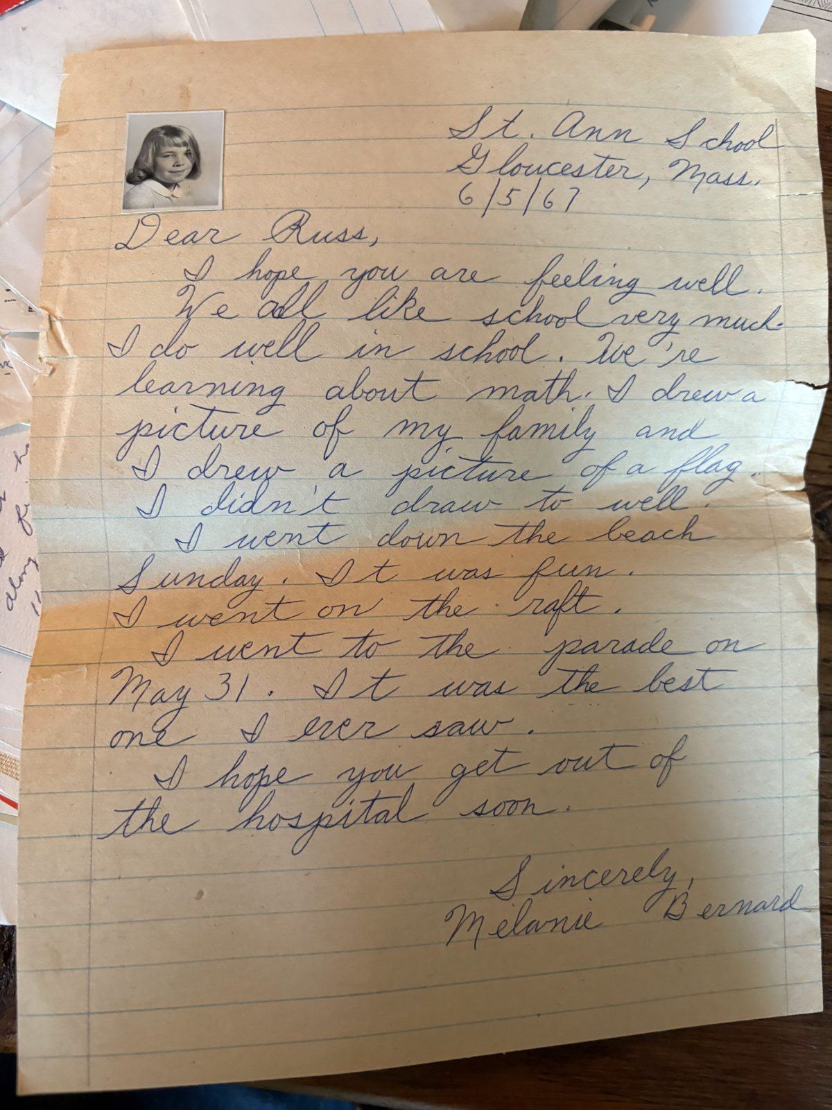 Photograph of letter L35, Page 1