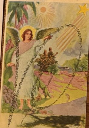 Front of a 1966 Christmas card from Hue, card 10 of 12